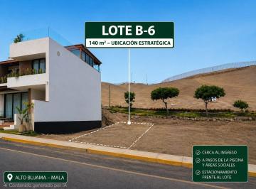 Terreno / Lote · 140m² · Terreno Urbano en Condominio Alto Bujama — Mala, Cañete