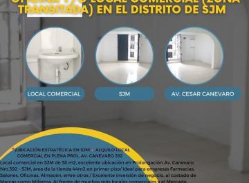 Local comercial · 38m² · Alquilo Local Comercial en Plena Prolongación Av Canevaro 392 Area 38 m²