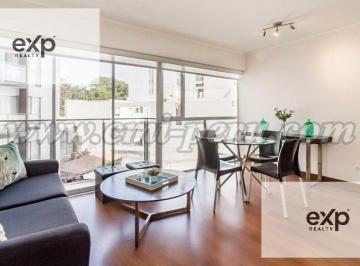 Departamento · 80m² · 2 Dormitorios · 1 Estacionamiento · Alquiler de Departamento en Barranco Limite con Miraflores