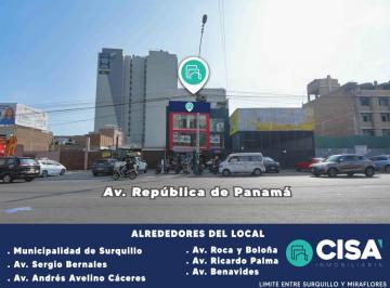 Local comercial · 625m² · Alquilo Local Comercial en Surquillo Av Republica de Panama 5556