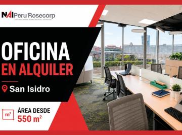 Oficina comercial · 480m² · Oficinas en Alquiler - 480 m² - San Isidro
