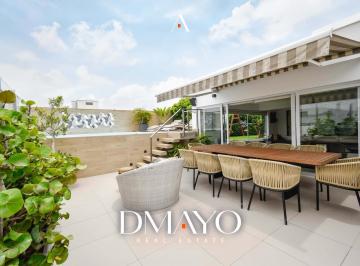 Departamento · 750m² · 5 Dormitorios · 6 Estacionamientos · Venta Penthouse con 5 Dorm., Piscina, Terraza y Jardín en La Mejor Zona de San Isidro