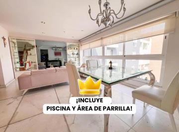 Departamento de 4 habitaciones, Lima · (El) Triplex Amoblado y Equipado en Miraflores con 2 Estacionamientos