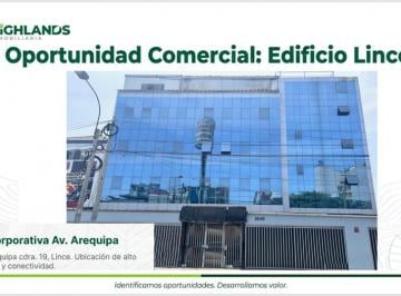 Oficina comercial Alquiler · Edificio Corporativo en Lince / Av Arequipa