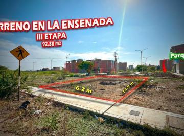 Terreno / Lote · 92m² · Terreno en Venta en Urb. Ensenada Etapa III - Pimen (K. Mejia)