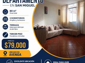 Departamento de 2 habitaciones, Lima · Departamento 2 Dorm. Vista a Calle