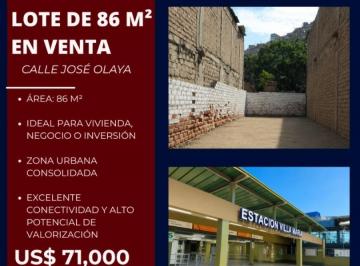 Terreno / Lote · 80m² · Venta de Terreno Cerca a La Estacion de Villa Maria