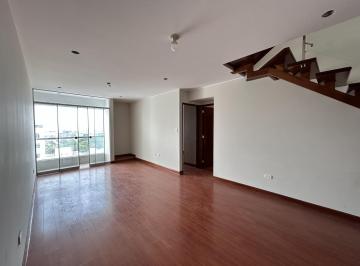 Departamento · 129m² · 4 Dormitorios · 1 Estacionamiento · Exclusivo Dúplex de Estreno en Surquillo Límite con Surco | Terraza + 4 Habitaciones