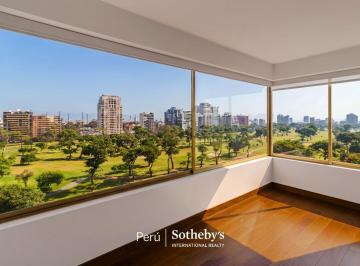 Departamento · 298m² · 4 Dormitorios · 2 Estacionamientos · Exclusivo Departamento Flat con Vista Al Golf – San Isidro
