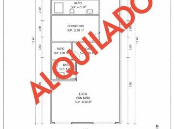 Departamento de 2 habitaciones, Lima · Departamento de 100 m² con 2 Habitaciones y Local Para Negocio en La Parte Delanter
