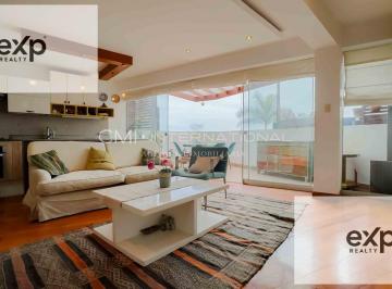 SALA · Se Alquila Departamento de 2 Dorm. en Malecon Costa Sur Chorrillos