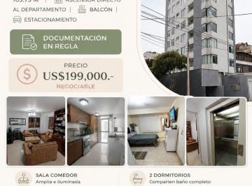 Departamento de 3 habitaciones, Lima · Comodo Departamento en Miraflores Cerca de Todo