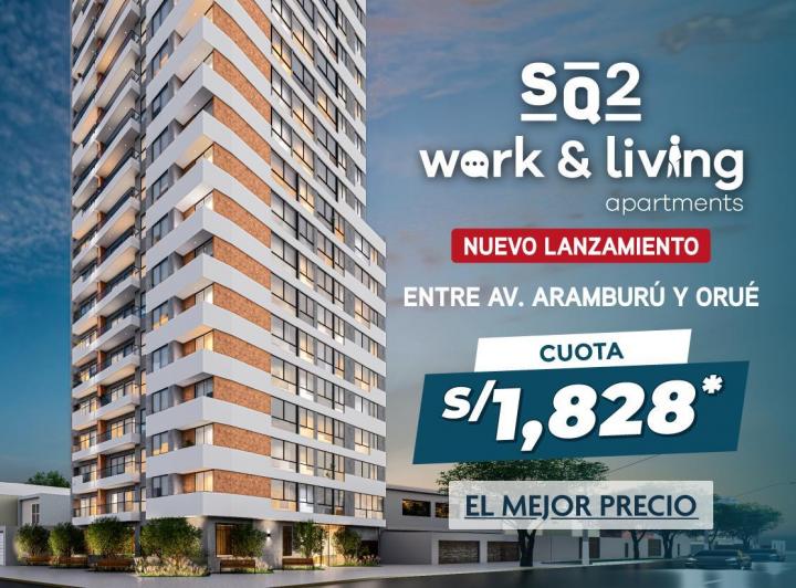 Desarrollo vertical , Lima · Sq2 Work & Living Apartments