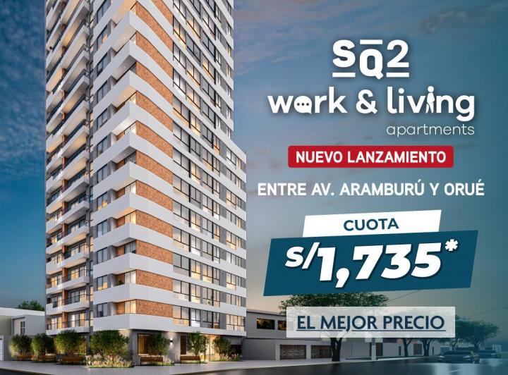Desarrollo vertical , Lima · Sq2 Work & Living Apartments