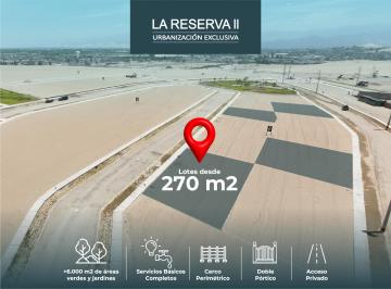 Terreno / Lote , Ica · Lotes en Venta en Ica en Urbanización La Reserva II