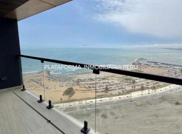 Departamento de 3 habitaciones, Lima · Departamento en Exclusivo Edificio con Vista Al Mar.