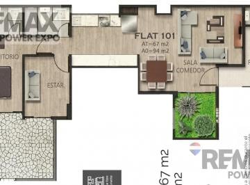 Departamento · 67m² · 2 Dormitorios · Departamento en Santiago de Surco