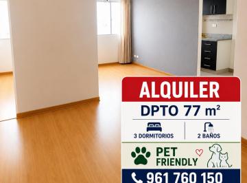 Departamento de 3 habitaciones, Lima · Alquiler Dpto en Pueblo Libre
