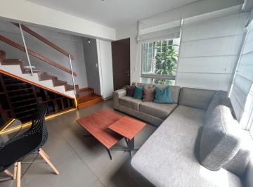 Departamento · 80m² · 1 Dormitorio · 1 Estacionamiento · Departamento Dúplex Amoblado 1 Dormitorio con Terraza y Cochera Límite Barranco Plaza Vea Cortijo