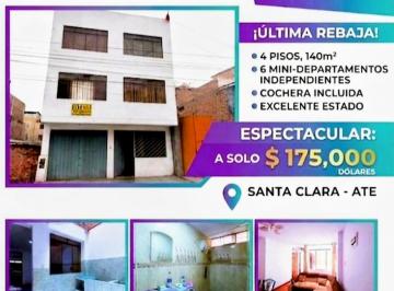 Casa de 13 habitaciones, Lima · Casa de 3 Pisos + Aires con Cochera y 4 Minidepartamentos – Santa Clara