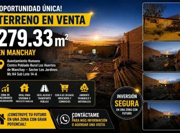 Terreno / Lote · 279m² · Terreno en Manchay