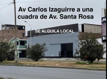 Local comercial , Lima · Local Comercial en Av Carlos Izaguirre Smp
