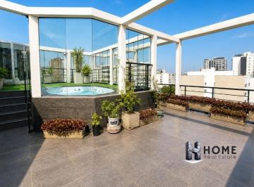 Departamento · 570m² · 6 Dormitorios · 3 Estacionamientos · Penthouse Dúplex en Venta en San Isidro – 570 m² | Terraza, Jacuzzi y 3 Cocheras