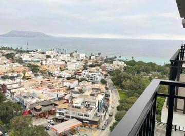 Departamento · 60m² · 2 Dormitorios · Alquiler Frente Al Mar en San Isidro, 2 Dorm., Exclusivo y Amoblado, Departamento Nuevo!