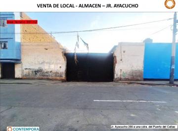 Terreno / Lote , Callao · Venta Terreno - Local - Almacen Cercado - Jr. Ayacucho - Callao - 891 m²