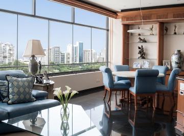 Departamento de 4 habitaciones, Lima · Alquiler Penthouse con Vista Al Golf y Mar | Penthouse Rental With Golf And Sea Views