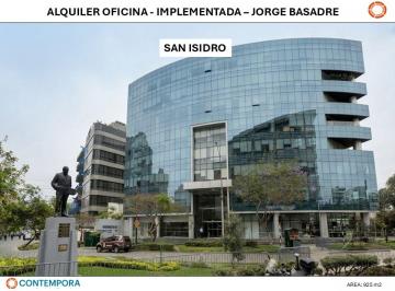 Oficina comercial , Lima · Alquiler Oficina Implementada y Amoblada - 925 m² - San Isidro