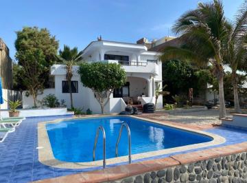 Casa de 4 habitaciones, Talara · Casa de Playa Frente Al Mar $hab Piscina Terraza Mancora