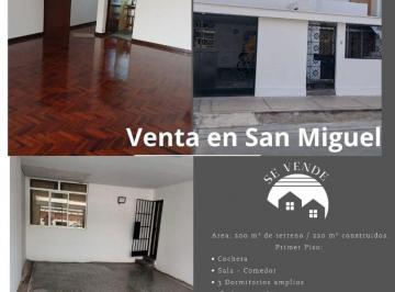 Casa de 7 habitaciones, Lima · San Miguel Vendo Casa 220 m², 7 Dorm., 5 Baños, 2 Departamentos Para Renta, Cochera Us$330,000