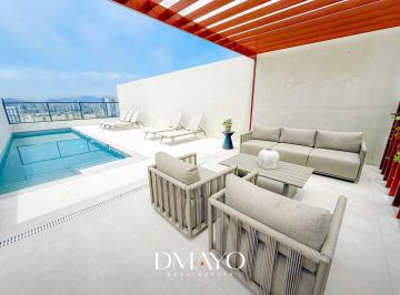 Departamento · 60m² · 2 Dormitorios · Alquila Depa de Estreno con Vista Al Mar, 2 Dorm. con Baño en Magdalena Límite San Isidro