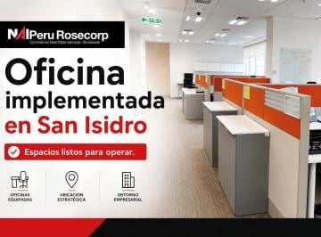 Oficina comercial · 925m² · Oficinas Implementada en Alquiler 925 m² - San Isidro