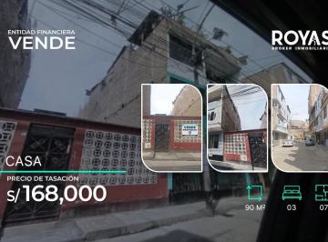 Casa · 75m² · 3 Dormitorios · Entidad Financiera Vende Casa en Mariscal Caceres - San Juan de Lurigancho