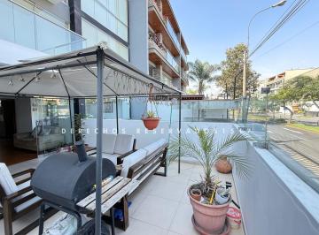 Departamento · 147m² · 3 Dormitorios · 2 Estacionamientos · Departamento de 3 Dorm. con Terraza en Primer Piso