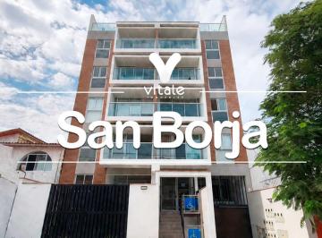 Departamento de 3 habitaciones, Lima · Dúplex de Estreno en Venta en San Borja con 2 Terrazas y 2 Jardines | 3 Dorm. + Oficina