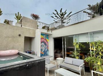 Departamento · 150m² · 3 Dormitorios · 1 Estacionamiento · Se Vende Lindo Departamento Dúplex con Amplia Terraza, Piscina y Rooftop Privado en Barranco