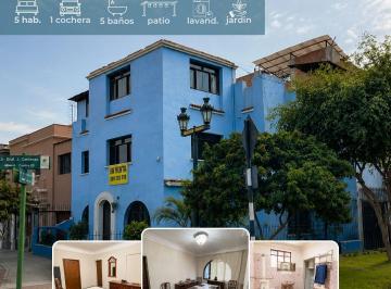 Casa de 8 habitaciones, Lima · Venta de Casa en Esquina y Frente a Parque - Jesus Maria