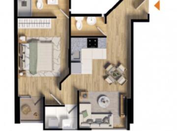 Departamento de 1 habitación, Lima · 1 Dormitorio en Pueblo Libre (48.70 M²)