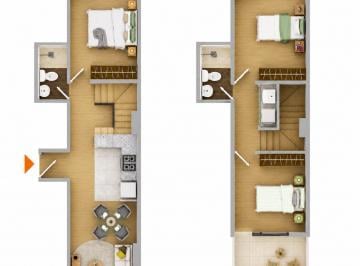 Departamento de 3 habitaciones, Lima · Dúplex 3 Dorm. en San Miguel (87 M²)