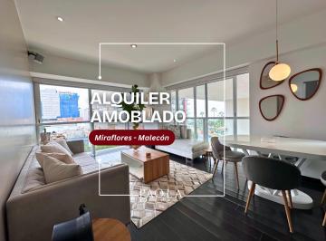 Departamento de 1 habitación, Lima · Alquiler de Departamento Amoblado en Malecon de Miraflores