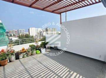 Departamento de 4 habitaciones, Lima · Se Vende Hermoso Dúplex Frente a Parque de 177 m² en San Miguel