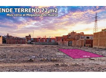 Terreno / Lote , Huaral · Se Vende Terreno 72 m² Cerca Al Megaplaza de Huaral
