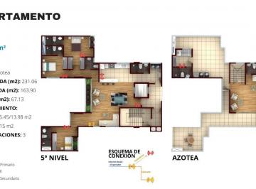 Departamento de 4 habitaciones, Lima · Duplex con 4 Dorm. en Venta en La Floresta de Monterrico, Precio No Incluye Cochera