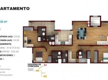 Departamento de 3 habitaciones, Lima · Departamento Estreno en Venta en La Floresta de Monterrico, Precio No Incluye Cochera