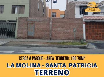 Terreno / Lote , Lima · Santa Patricia - Terreno Plano y Cercado - Área: 180.79 m²