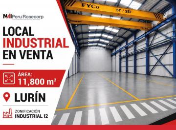 Nave industrial · 11800m² · Local Industrial en Venta 12,000 m² - Lurín