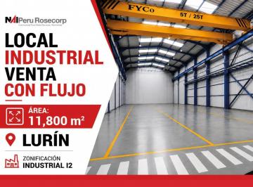 Nave industrial · 11800m² · Local Industrial en Venta 12,000 m² - Lurín